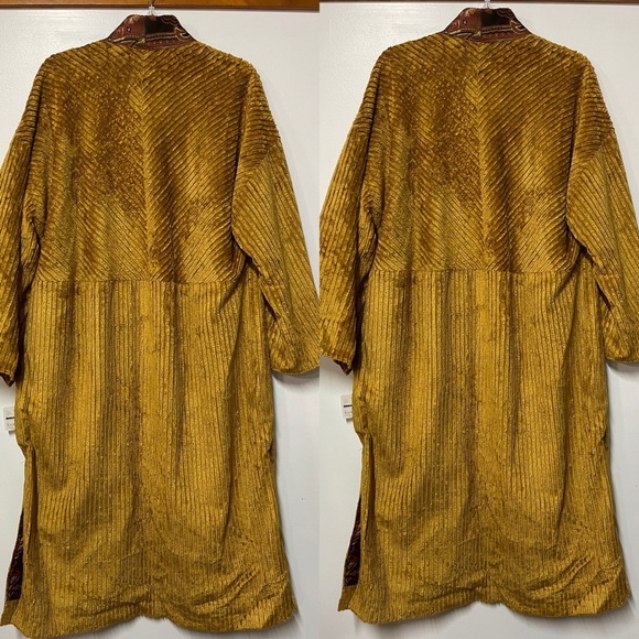 Free People Gold Delphine Coat Size XS/S - Picture 4 of 5